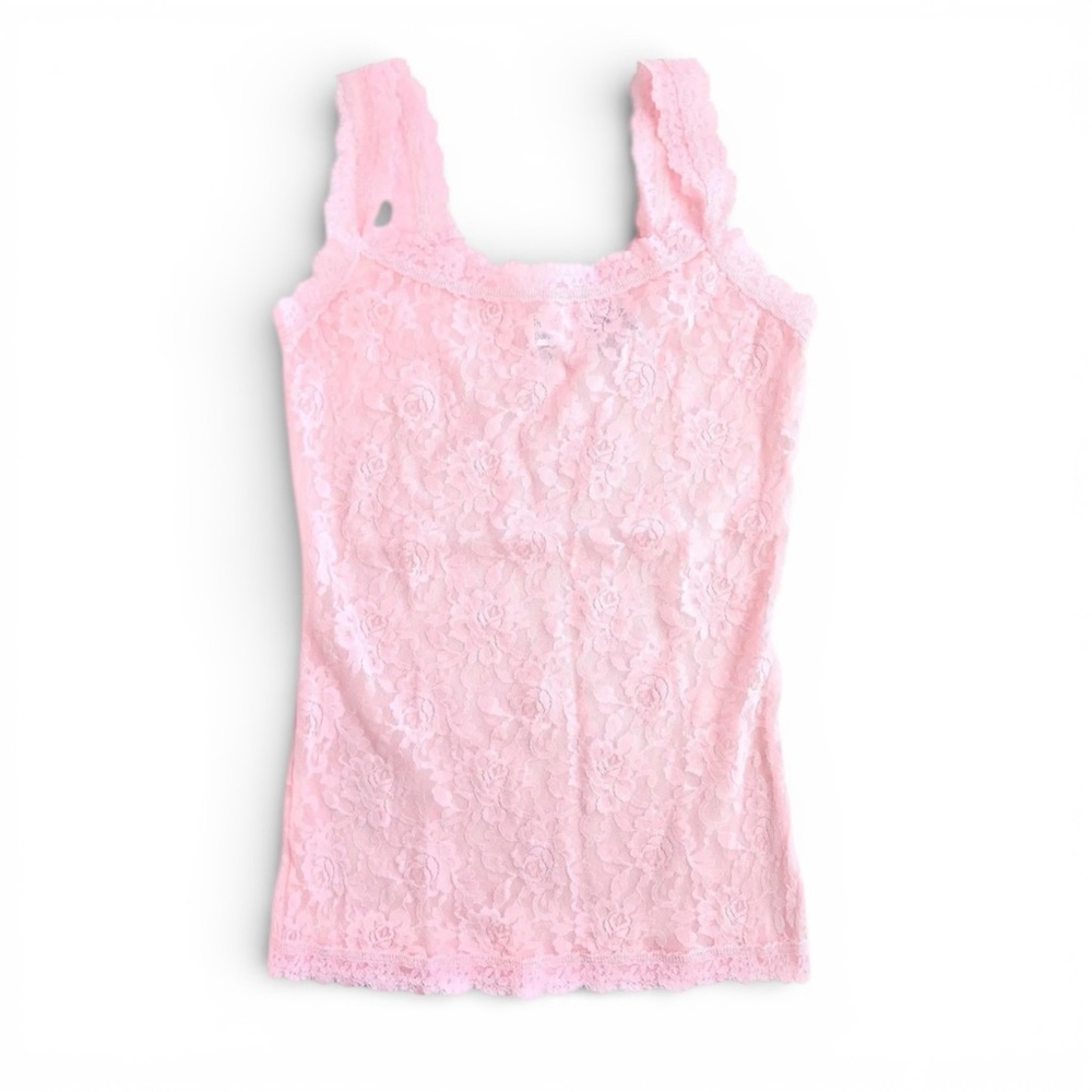 Pink Lace Women’s Cami Hanky Panky signature lace New in Box